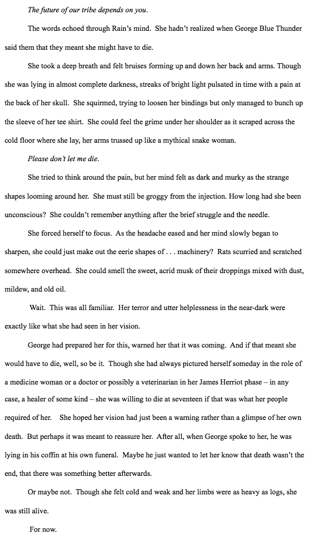 sample of line editing - after editing